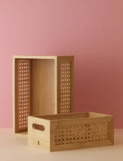 RIG-TIG Bamboo box opbergdoos 20x30 cm, Bamboe< Dozen & Boxen