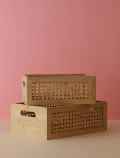 RIG-TIG Bamboo box opbergdoos 20x30 cm, Bamboe< Dozen & Boxen