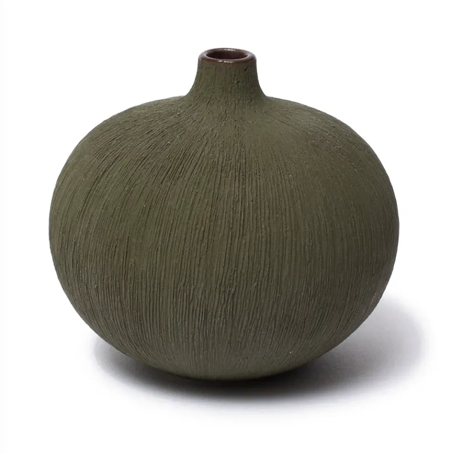 Lindform Bari vaas, Forest green, S< Vazen