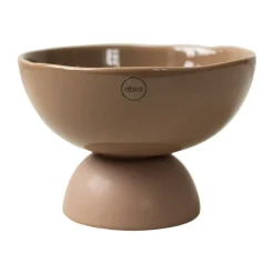 DBKD Base Dome schaal Ø20 cm, Nougat< Decoratieve Schalen