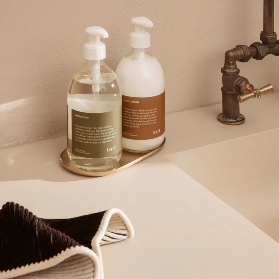 Ferm Living Basho dienblad 9x18 cm, Messing< Decoratieve Accessoires|Decoratieve Dienbladen