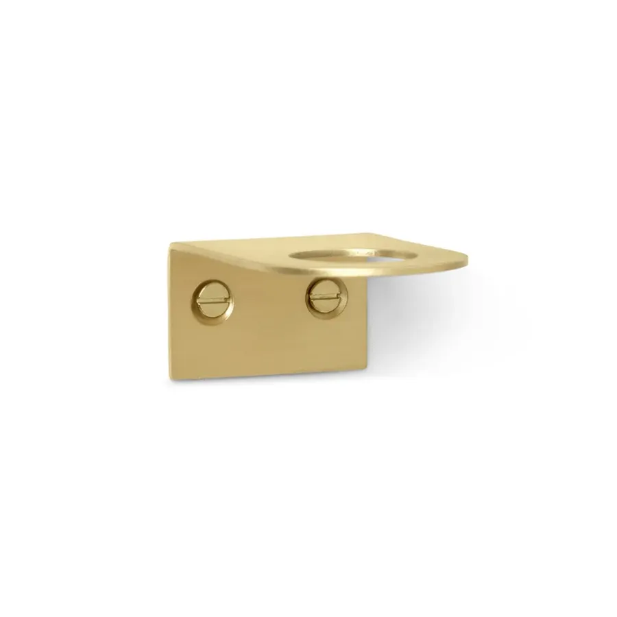 Ferm Living Basho zeephouder, Messing< Kapstokken & Hangrekken