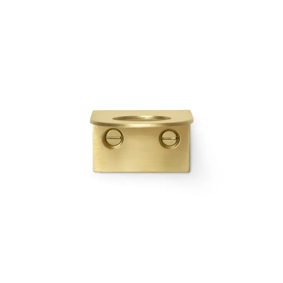 Ferm Living Basho zeephouder, Messing< Kapstokken & Hangrekken