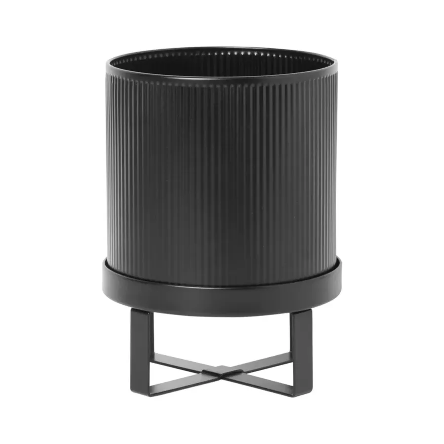 Ferm Living Bau bloempot klein Ø18 cm, Zwart< Bloempotten