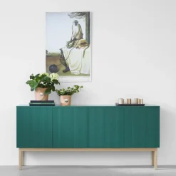 A2 Beam sideboard, lichtgrijs, lichtgrijs onderstel< Ladekasten & Dressoirs