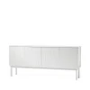 A2 Beam sideboard, witte lak, wit onderstel< Ladekasten & Dressoirs