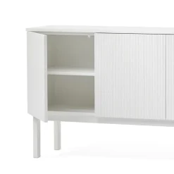 A2 Beam sideboard, witte lak, witte sokkel< Tv- & Mediameubels|Ladekasten & Dressoirs
