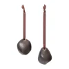 Ferm Living Bellure kersthanger 7 cm 2 delen, Rustic Bronze< Kerstdecoraties