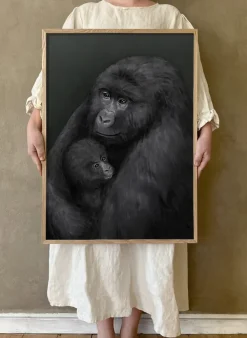 Kunskapstavlan® Bergsgorillan poster, 50x70 cm< Posters