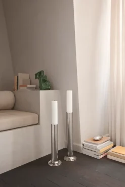 Georg Jensen Bernadotte kandelaar, 40 cm< Kandelaars