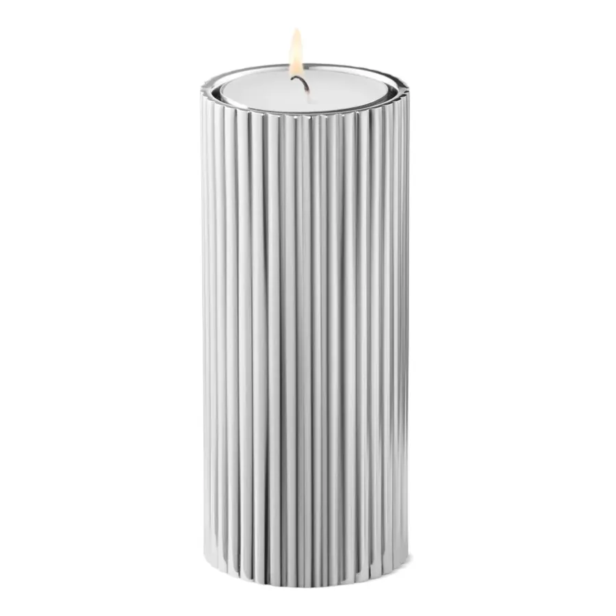 Georg Jensen Bernadotte kandelaar 3-delig, Roestvrij staal< Kandelaars
