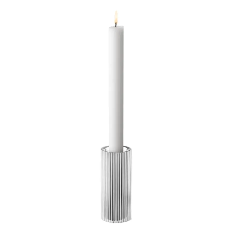 Georg Jensen Bernadotte kandelaar 3-delig, Roestvrij staal< Kandelaars