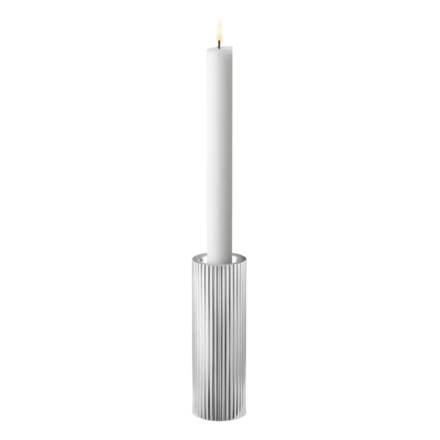 Georg Jensen Bernadotte kandelaar 3-delig, Roestvrij staal< Kandelaars