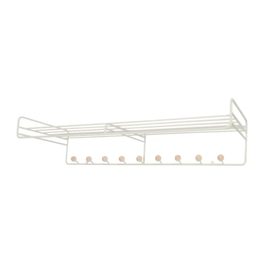 Maze Bill Hat rack L hoedenplank, Greige< Garderobehaken & Hoedenplanken