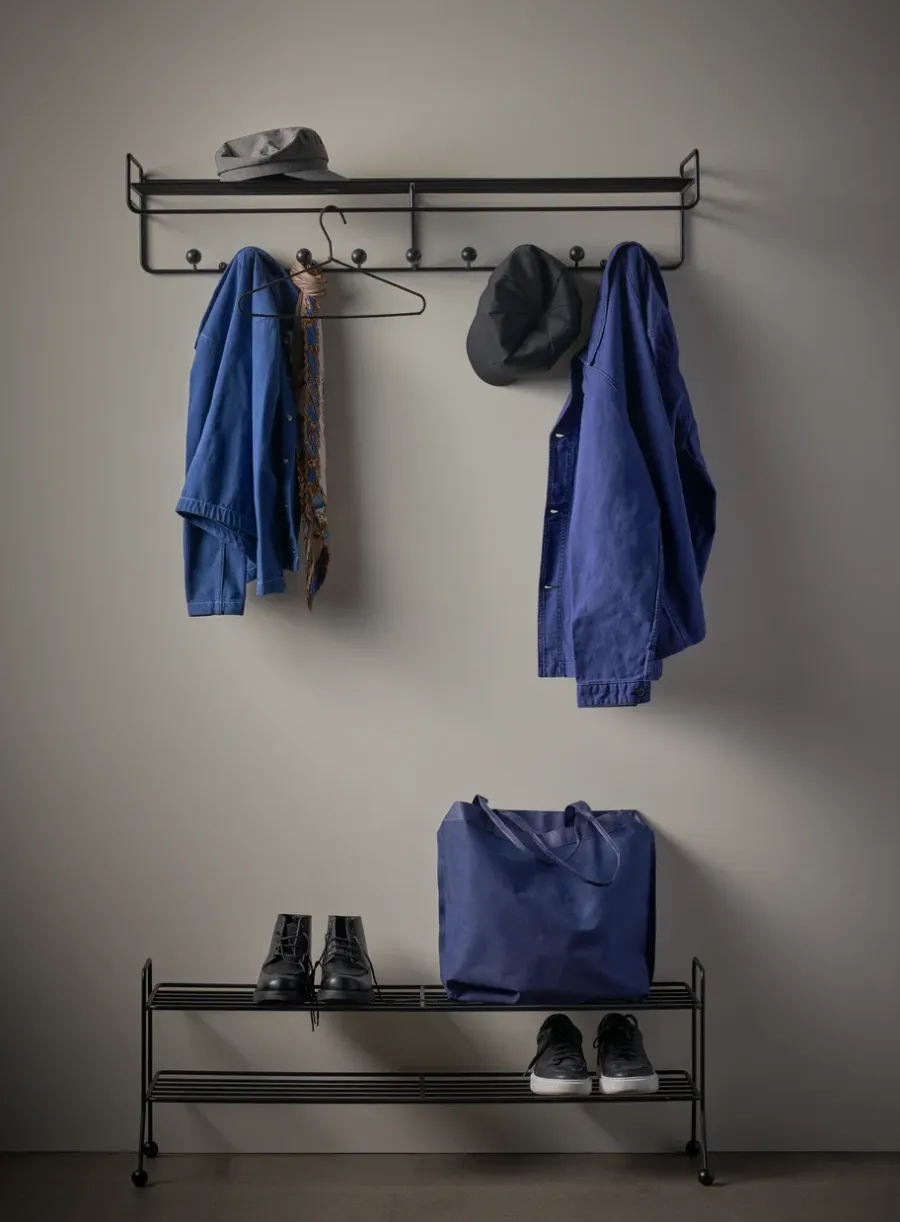 Maze Bill Hat rack L hoedenplank, Zwart< Garderobehaken & Hoedenplanken