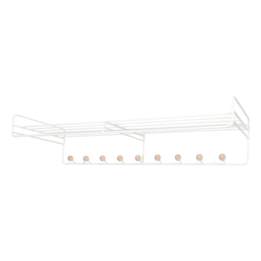 Maze Bill Hat rack L hoedenplank, Wit< Garderobehaken & Hoedenplanken