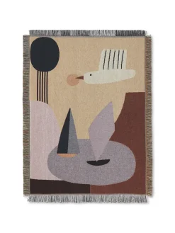 Ferm Living Bird wandkleed vilt, 80x110 cm< Wanddecoraties