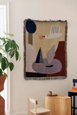 Ferm Living Bird wandkleed vilt, 80x110 cm< Wanddecoraties
