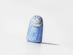 Iittala Birds by Toikka, Blauwe uil< Glaskunst