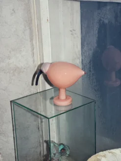Iittala Birds by Toikka, Ibis zalmroze< Glaskunst|Paasdecoratie