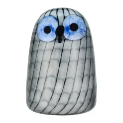 Iittala Birds by Toikka kleine uil, Grijs< Glaskunst