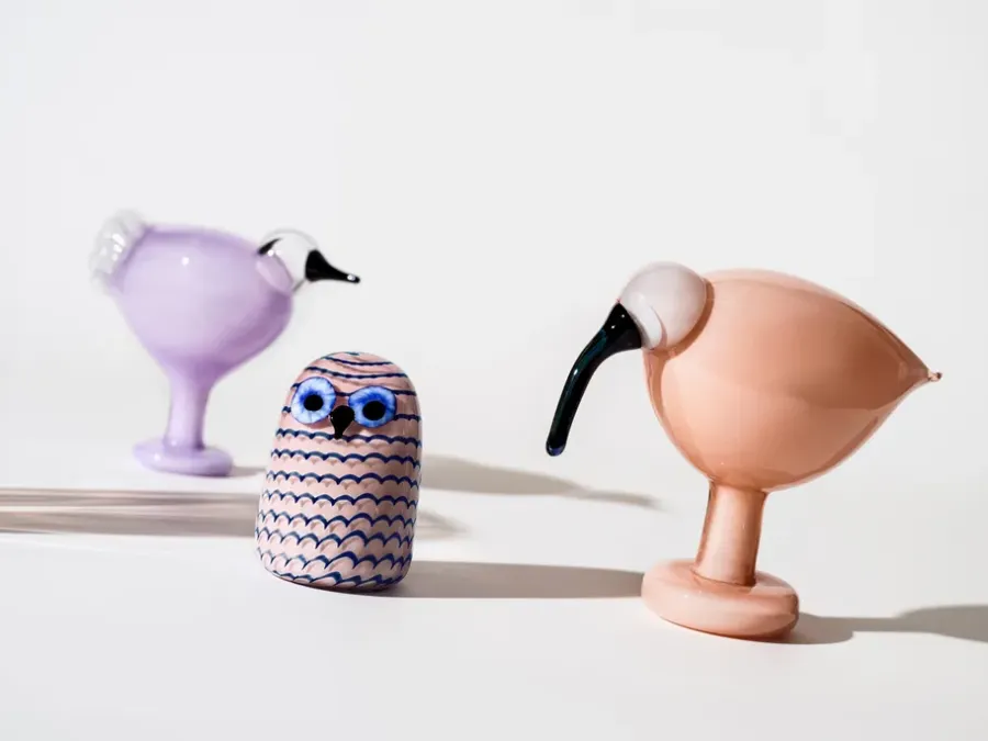 Iittala Birds by Toikka kleine uil, Lichtlila< Glaskunst|Paasdecoratie