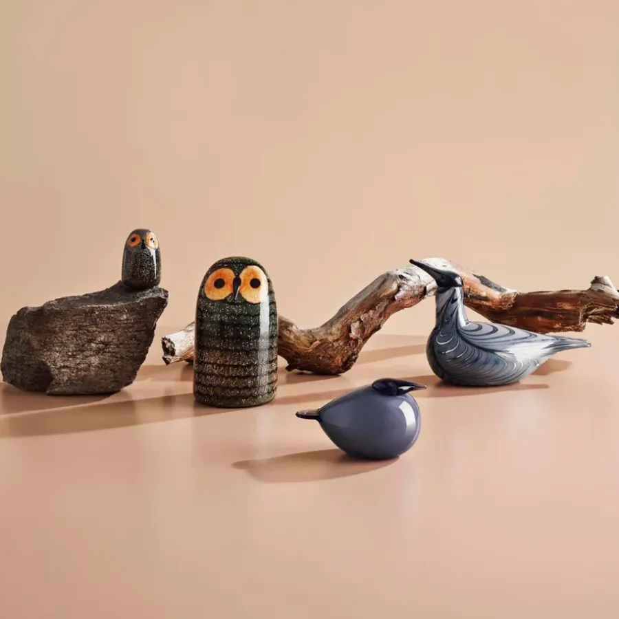 Iittala Birds by Toikka, Kuulas regen< Glaskunst|Paasdecoratie
