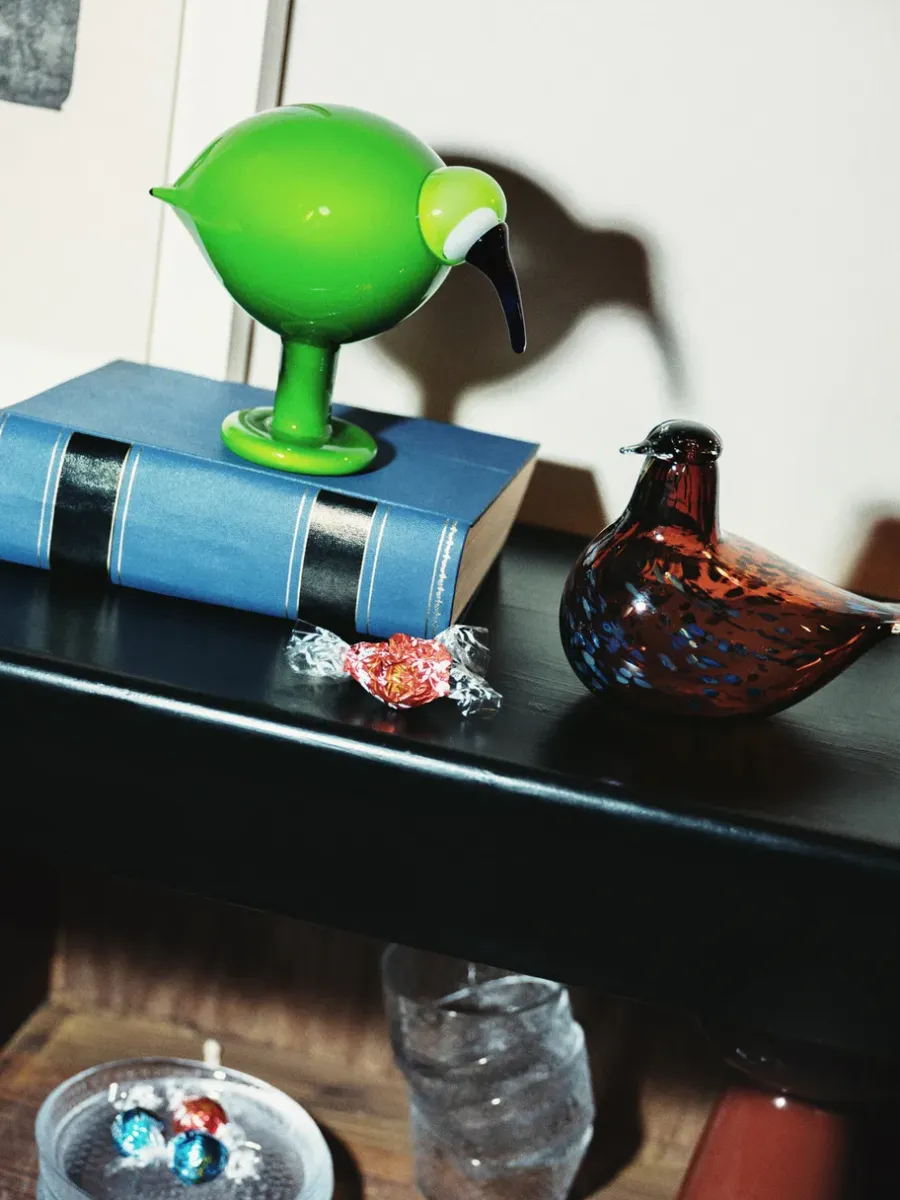 Iittala Birds by Toikka, Ruby bird< Glaskunst|Paasdecoratie