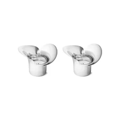 Georg Jensen Bloom Botanica theelichthouder 2-pack, Roestvrij staal< Kaarsenhouders & Kaarsenborden