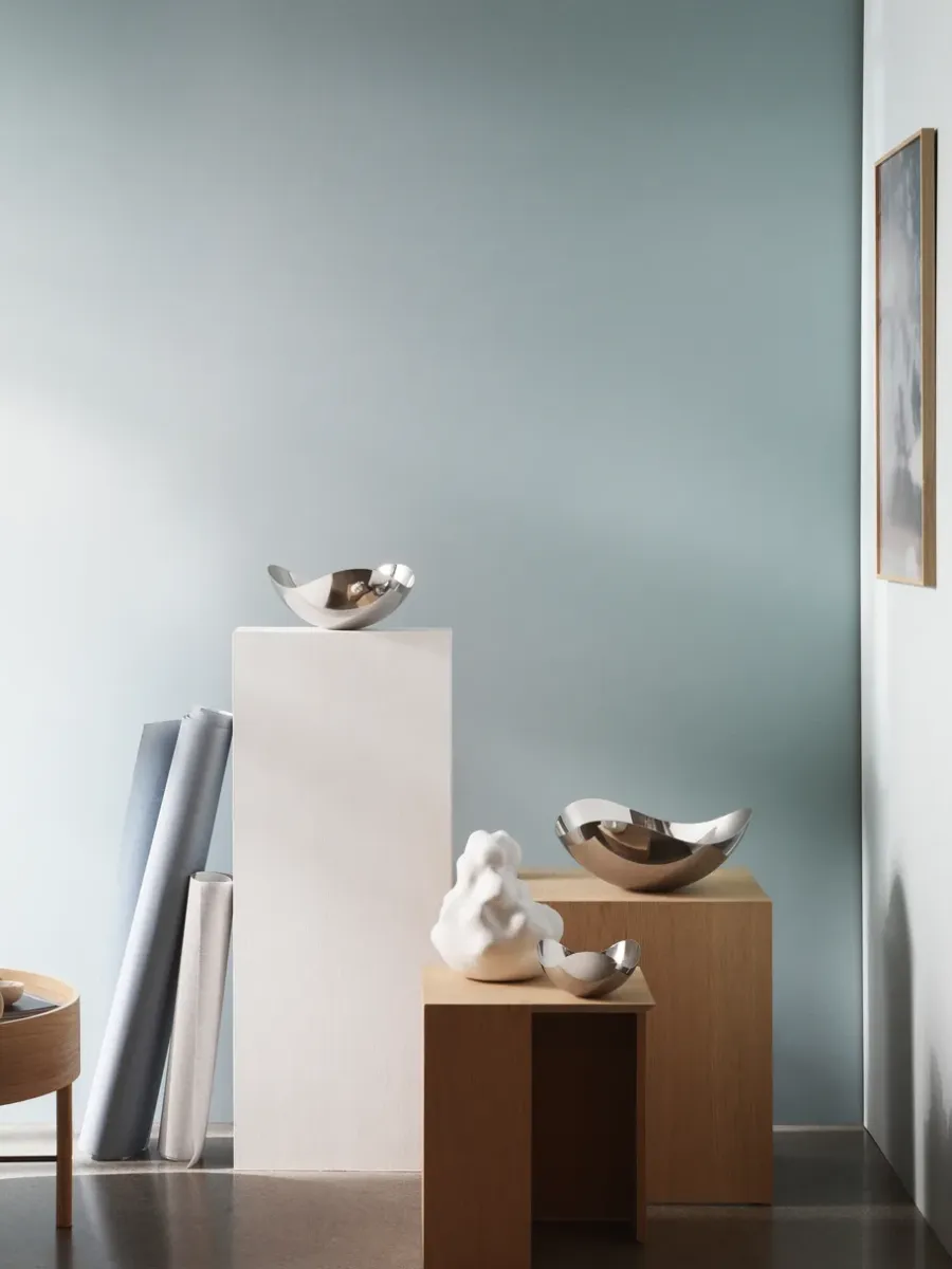Georg Jensen Bloom serveer schaal, klein, Ø 26 cm< Decoratieve Schalen