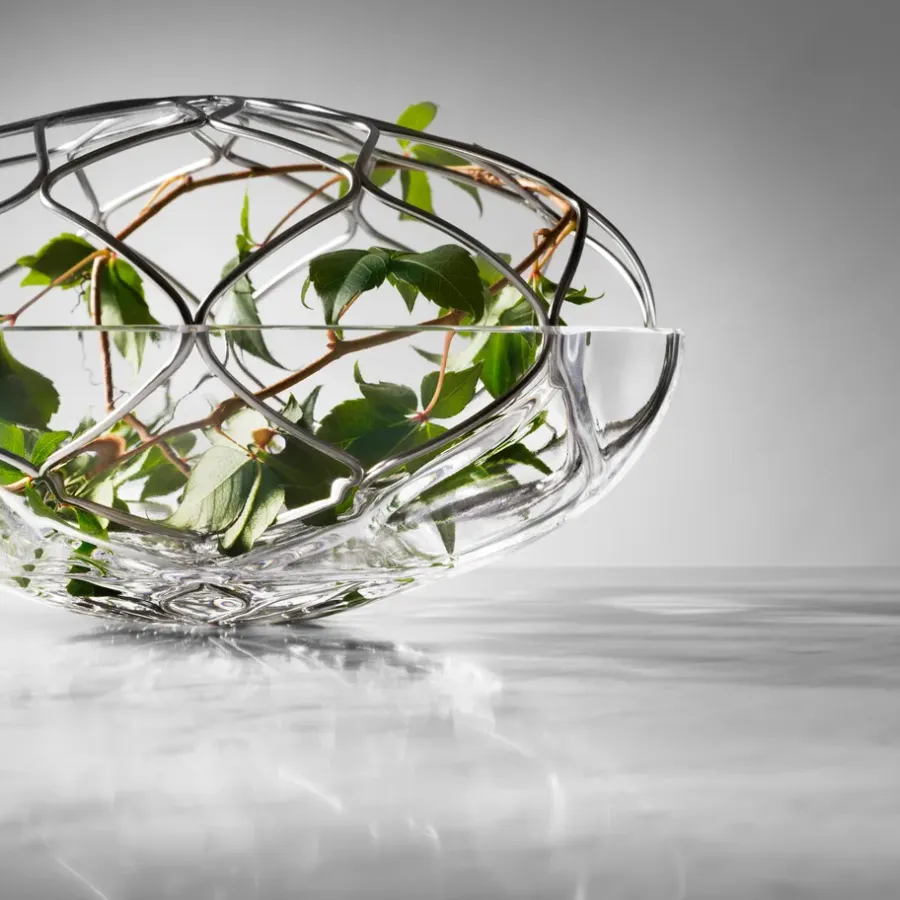 Orrefors Bloom vaas, Ø 23 cm< Vazen