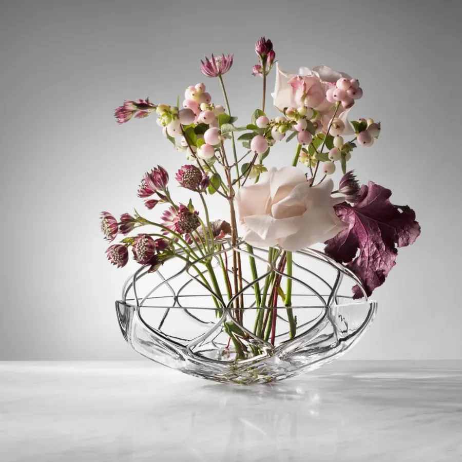 Orrefors Bloom vaas, Ø 23 cm< Vazen