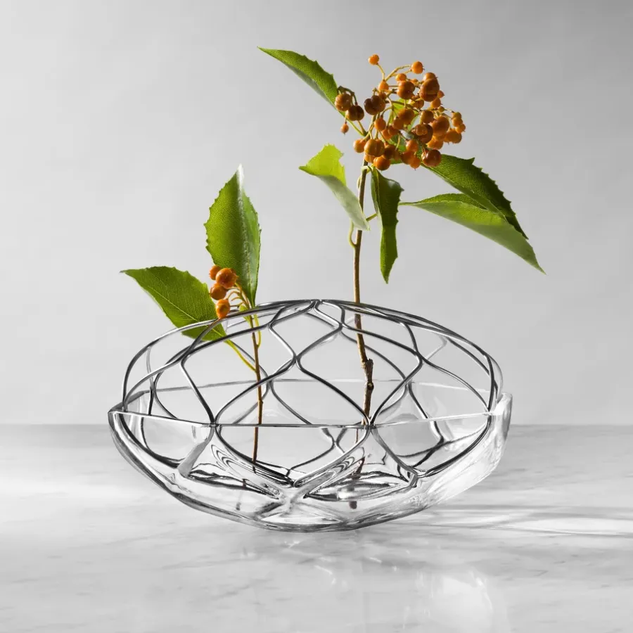Orrefors Bloom vaas, Ø 23 cm< Vazen