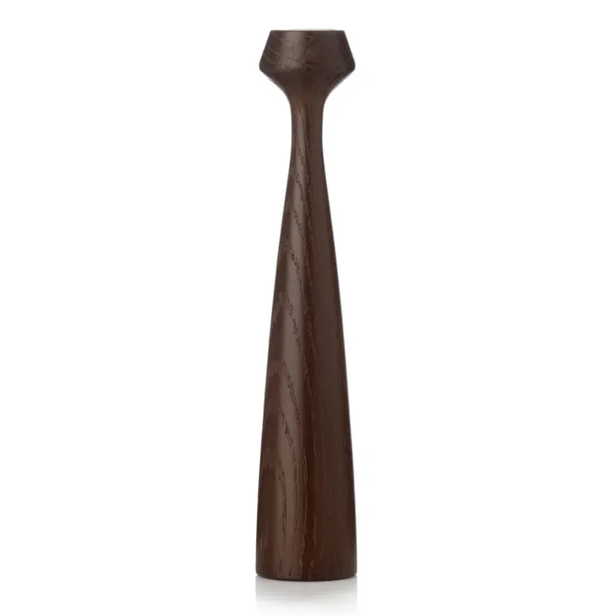 Applicata Blossom Lily kandelaar 24,5 cm, Smoked oak< Kandelaars