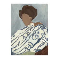 Paper Collective Blue Curls poster, 30x40 cm< Posters