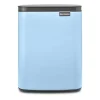 Brabantia Bo afvalemmer 7 l, Dreamy Blue< Pedaalemmers