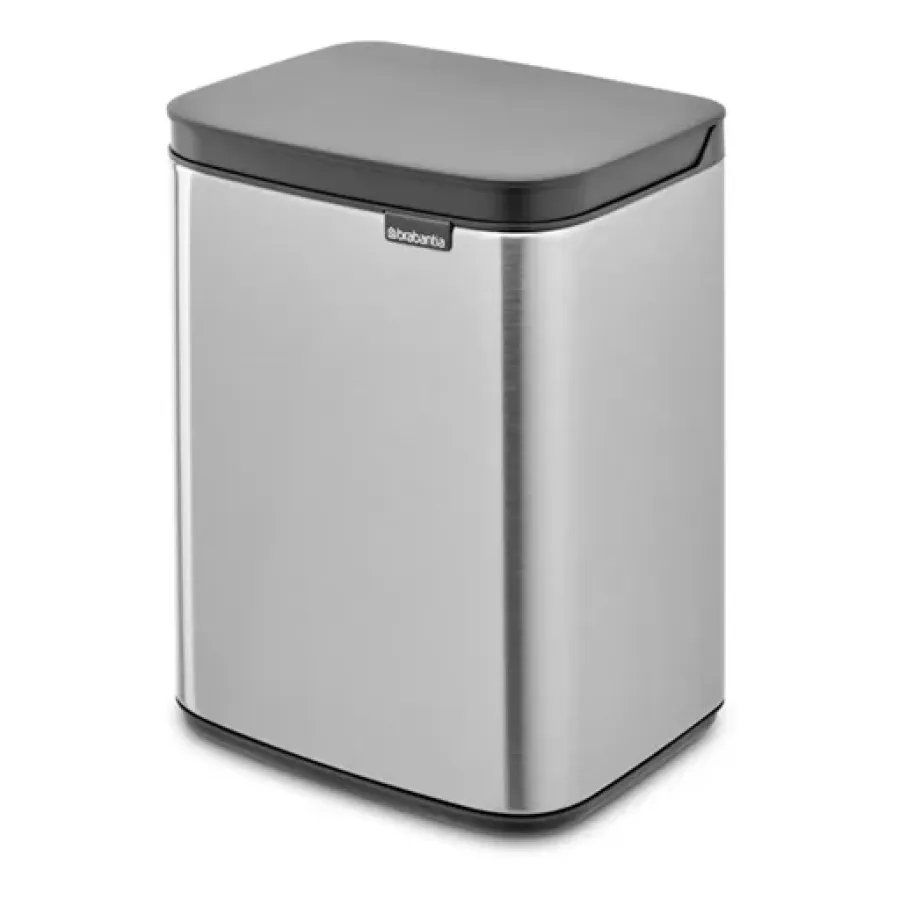 Brabantia Bo afvalemmer 4 l, Matgeborsteld staal< Pedaalemmers