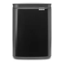 Brabantia Bo afvalemmer 4 l, Matzwart< Pedaalemmers