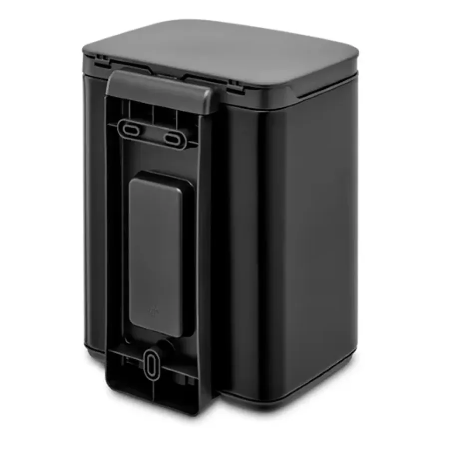 Brabantia Bo afvalemmer 4 l, Matzwart< Pedaalemmers
