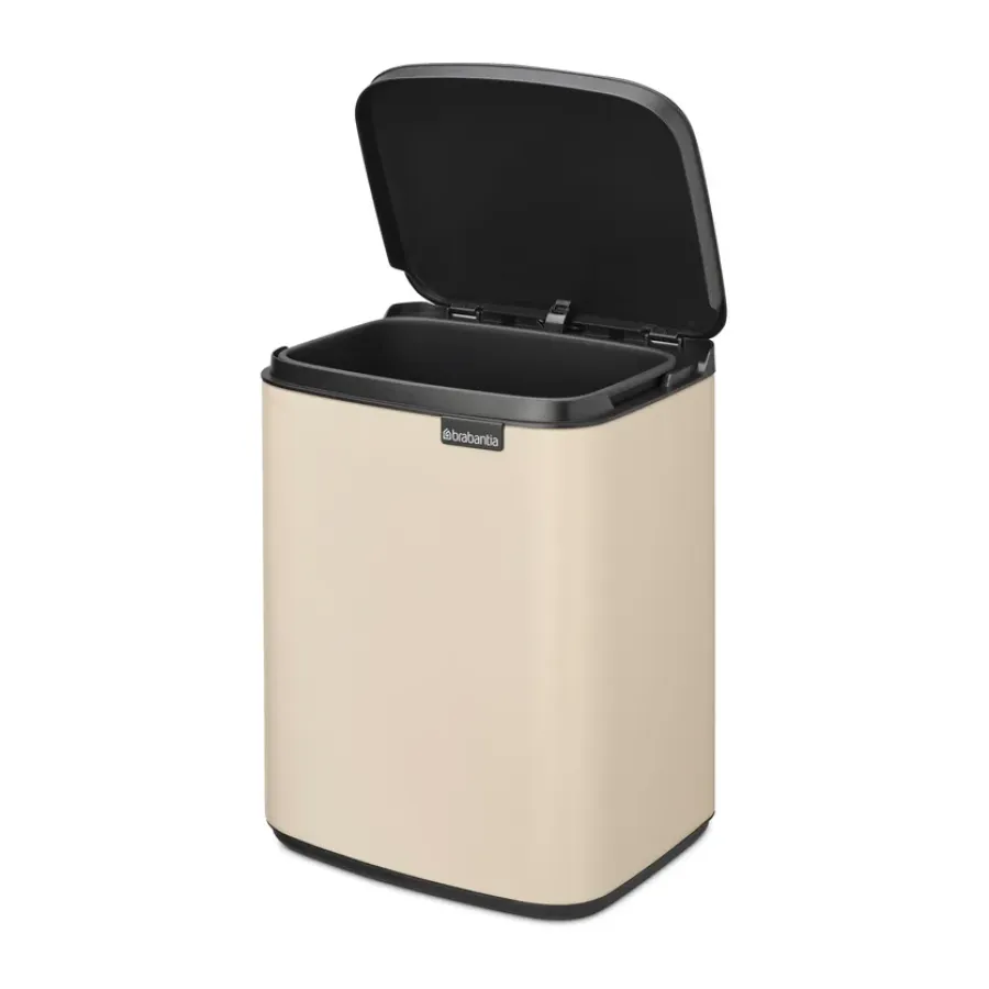 Brabantia Bo afvalemmer 7 l, Soft Beige< Pedaalemmers