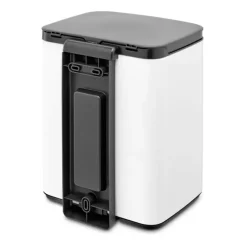 Brabantia Bo afvalemmer 7 l, Wit< Pedaalemmers