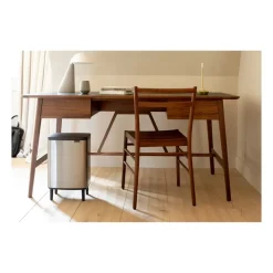 Brabantia Bo afvalemmer hoog 12 l, Matgeborsteld staal< Pedaalemmers