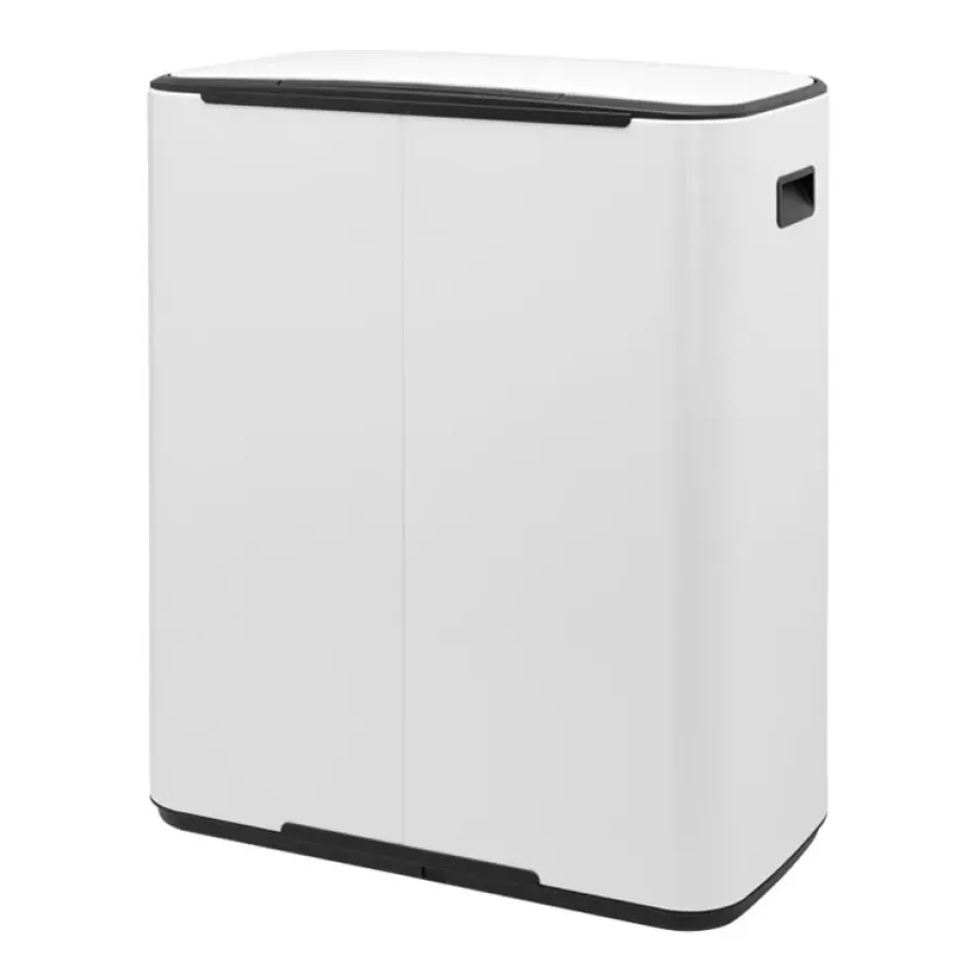 Brabantia Bo bin pedaalemmer 2x30 L, White< Pedaalemmers