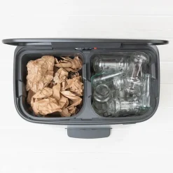 Brabantia Bo bin pedaalemmer 2x30 L, Zwart< Pedaalemmers