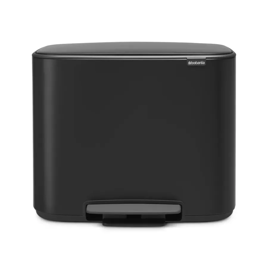 Brabantia Bo pedaalemmer 36 l., mat zwart< Pedaalemmers