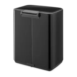 Brabantia Bo pedaalemmer 12 L, Matt Black< Pedaalemmers