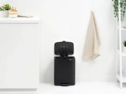 Brabantia Bo pedaalemmer 12 L, Matt Black< Pedaalemmers
