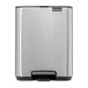 Brabantia Bo pedaalemmer 7 L, Matt Steel Fingerprint Proof< Pedaalemmers