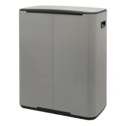 Brabantia Bo pedaalemmer 60 L, Mineral concrete grey< Pedaalemmers