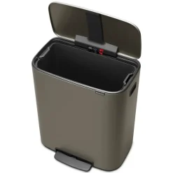 Brabantia Bo pedaalemmer 60 L, Platina< Pedaalemmers